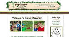 Desktop Screenshot of campwoodmont.com