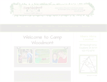 Tablet Screenshot of campwoodmont.com